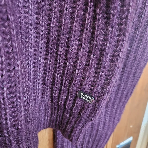 NWT Scotch & Soda Amsterdam Pink Purple Women's Sweater L - Picture 5 of 7